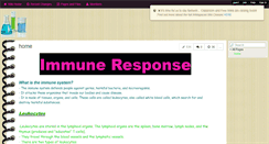 Desktop Screenshot of immuneresponse.wikispaces.com