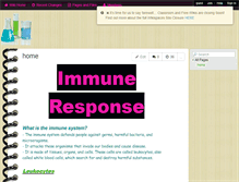Tablet Screenshot of immuneresponse.wikispaces.com
