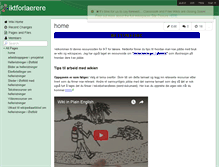 Tablet Screenshot of iktforlaerere.wikispaces.com