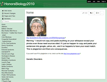 Tablet Screenshot of honorsbiology2010.wikispaces.com