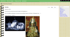 Desktop Screenshot of elizabethan-theater.wikispaces.com