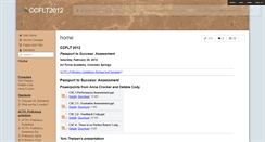 Desktop Screenshot of ccflt2012.wikispaces.com