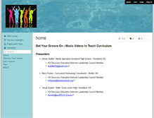Tablet Screenshot of getyourgrooveon.wikispaces.com