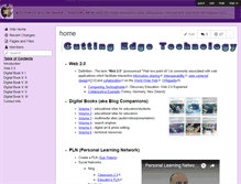 Tablet Screenshot of cutting-edge-technology.wikispaces.com