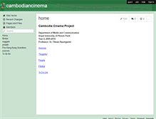 Tablet Screenshot of cambodiancinema.wikispaces.com