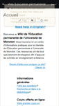Mobile Screenshot of info-edperm.wikispaces.com