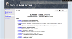 Desktop Screenshot of cursogriego.wikispaces.com