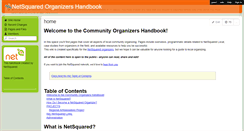 Desktop Screenshot of organizershandbook.wikispaces.com