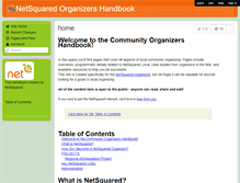 Tablet Screenshot of organizershandbook.wikispaces.com