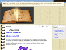 Tablet Screenshot of literaturahcb.wikispaces.com