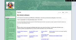 Desktop Screenshot of gordonsclassroom.wikispaces.com