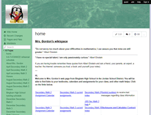 Tablet Screenshot of gordonsclassroom.wikispaces.com