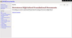 Desktop Screenshot of dhsdocuments.wikispaces.com