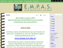 Tablet Screenshot of empas.wikispaces.com