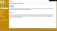 Desktop Screenshot of kanach-literature.wikispaces.com