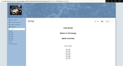 Desktop Screenshot of andybrandt.wikispaces.com