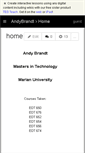 Mobile Screenshot of andybrandt.wikispaces.com