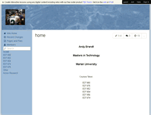 Tablet Screenshot of andybrandt.wikispaces.com