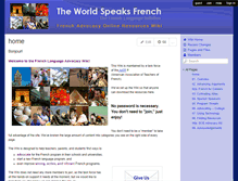 Tablet Screenshot of frenchadvocacy.wikispaces.com