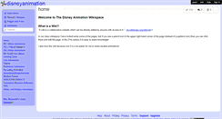 Desktop Screenshot of disneyanimation.wikispaces.com