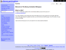 Tablet Screenshot of disneyanimation.wikispaces.com