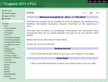 Tablet Screenshot of englishii-2011-i-puj.wikispaces.com