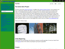 Tablet Screenshot of carbonproject.wikispaces.com