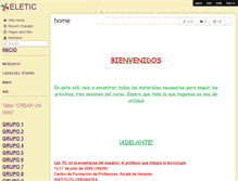 Tablet Screenshot of eletic.wikispaces.com