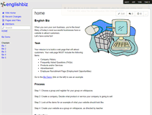 Tablet Screenshot of englishbiz.wikispaces.com