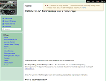 Tablet Screenshot of electroplating.wikispaces.com