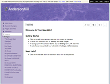 Tablet Screenshot of andersonmill.wikispaces.com