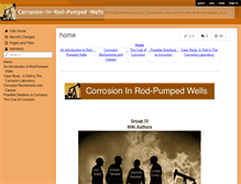 Tablet Screenshot of corrosion-in-rod-pumped-wells.wikispaces.com
