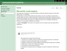 Tablet Screenshot of comunicacionydiseno.wikispaces.com