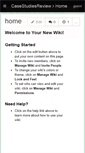 Mobile Screenshot of casestudiesreview.wikispaces.com