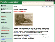 Tablet Screenshot of englishinesoandbach.wikispaces.com