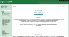 Desktop Screenshot of grade4ic2011.wikispaces.com
