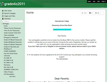 Tablet Screenshot of grade4ic2011.wikispaces.com