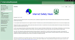 Desktop Screenshot of internetsafetyweek.wikispaces.com