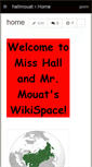 Mobile Screenshot of hallmouat.wikispaces.com