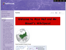 Tablet Screenshot of hallmouat.wikispaces.com