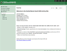 Tablet Screenshot of cbsouthnhs.wikispaces.com