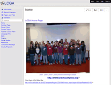 Tablet Screenshot of lcga.wikispaces.com