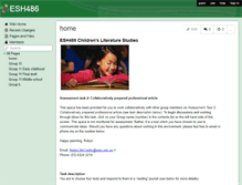 Tablet Screenshot of esh486.wikispaces.com