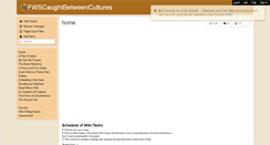 Desktop Screenshot of fwscaughtbetweencultures.wikispaces.com