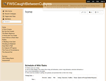 Tablet Screenshot of fwscaughtbetweencultures.wikispaces.com