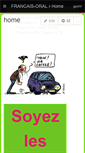 Mobile Screenshot of francais-oral.wikispaces.com