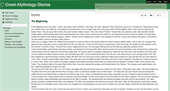 Desktop Screenshot of greek-mythology-stories.wikispaces.com