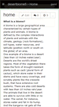 Mobile Screenshot of desertbiome5.wikispaces.com