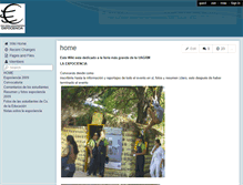 Tablet Screenshot of expociencia-uagrm.wikispaces.com