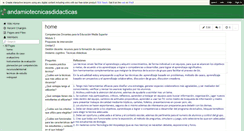 Desktop Screenshot of andamiotecnicasdidacticas.wikispaces.com